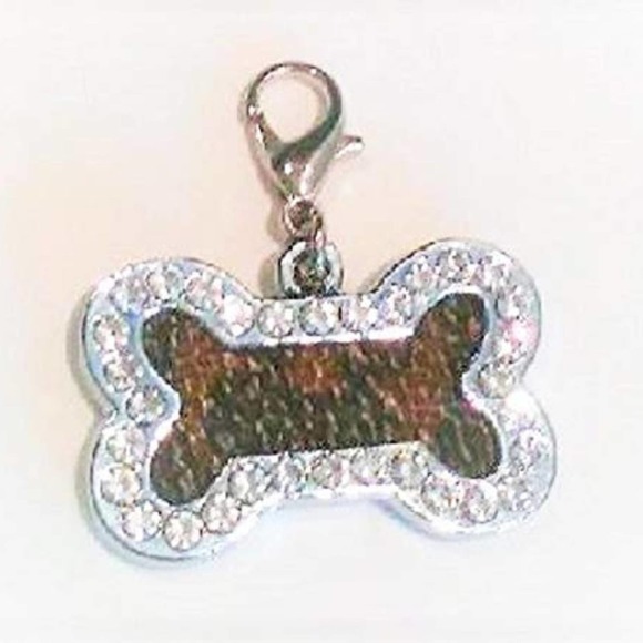 Dog Charm Louis Vuitton Insert & Crystal - Picture 6 of 6